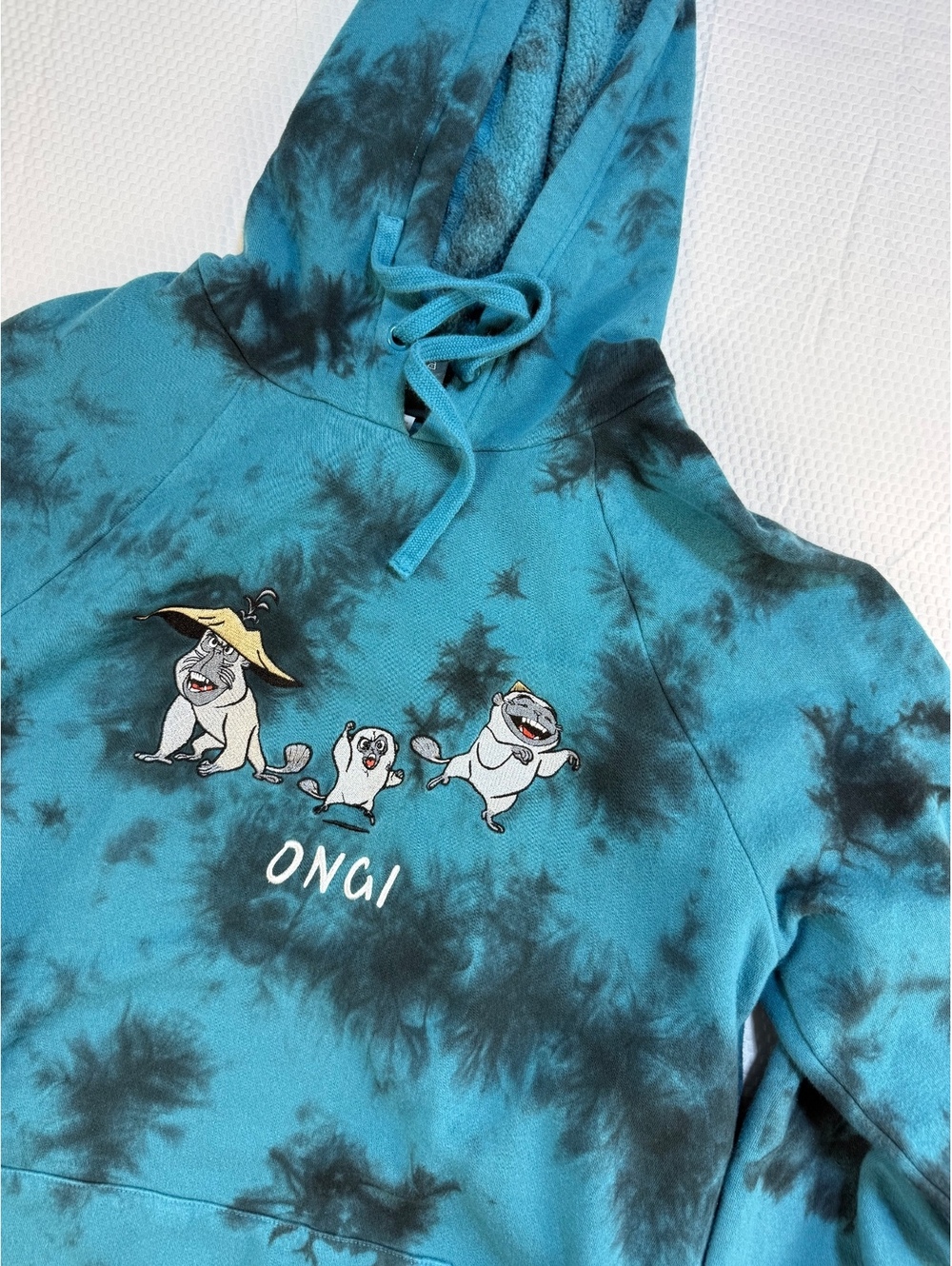 Disney Raya Last Dragon Ongi Hoodie Medium BoxLunch Excl Tie Dye Our Universe
